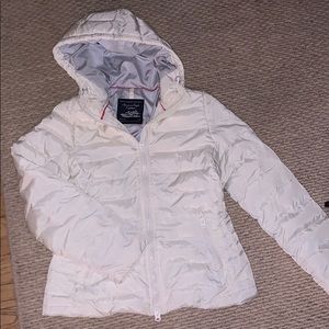 American Eagle white winter coat